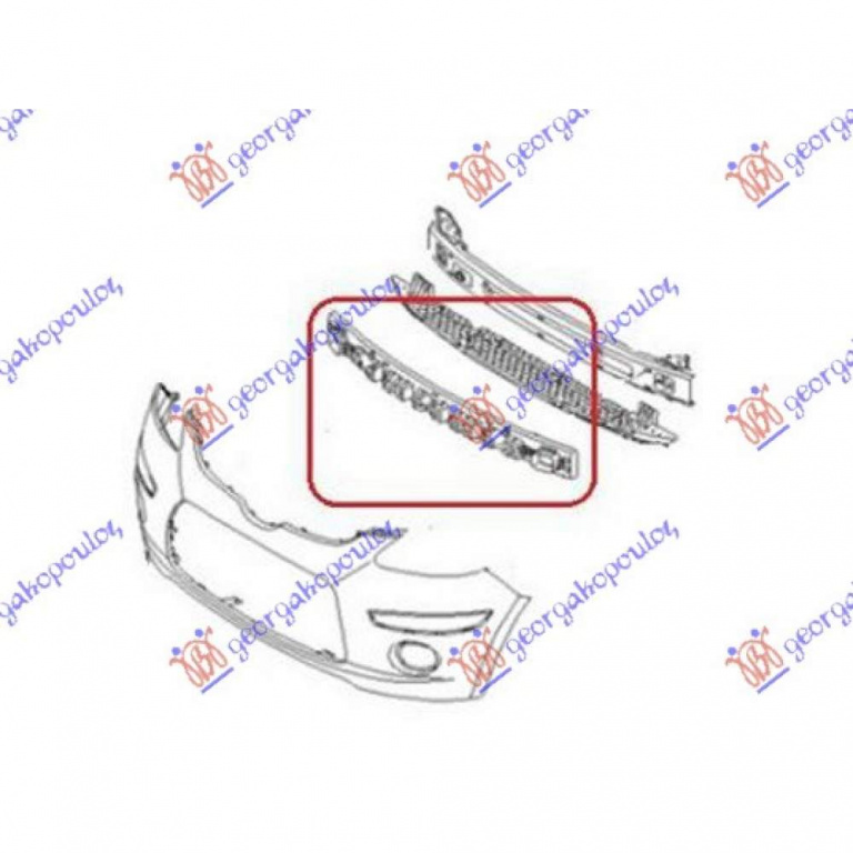 Armatura Bara Fata - Hyundai I10 2007 , 86561-0x000