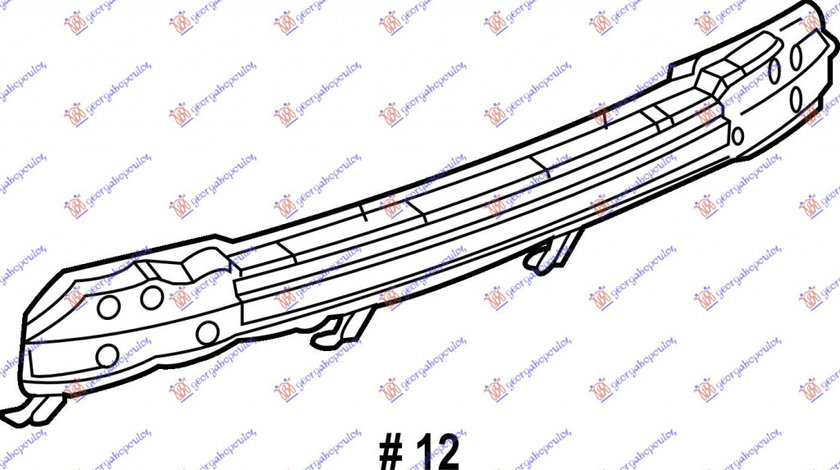 Armatura Bara Spate - Chevrolet Captiva 2007 , 96660254