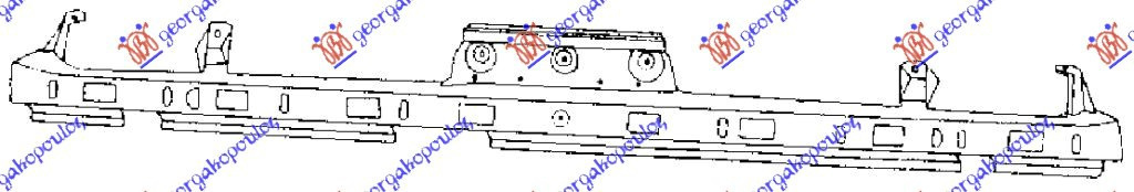Armatura Bara Spate - Nissan Sunny (B11) 1985 , 85030-34a00