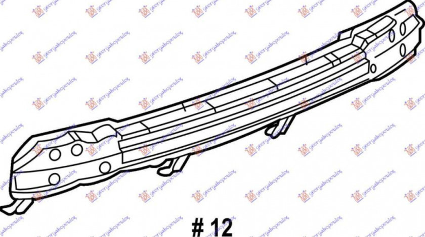 Armatura Bara Spate - Opel Antara 2006 , 96660254