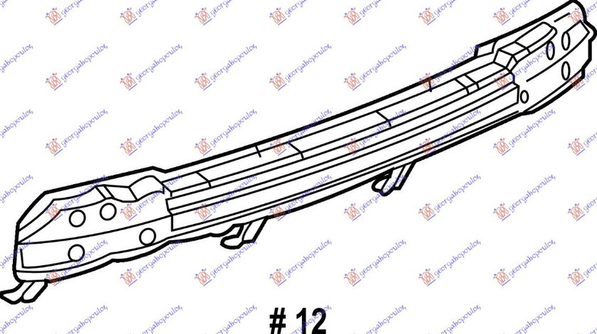 Armatura/Ranforsare/Intaritura Bara Spate Opel Antara 2006 2007 2008 2009 2010 2011 2012 2013 2014 2015