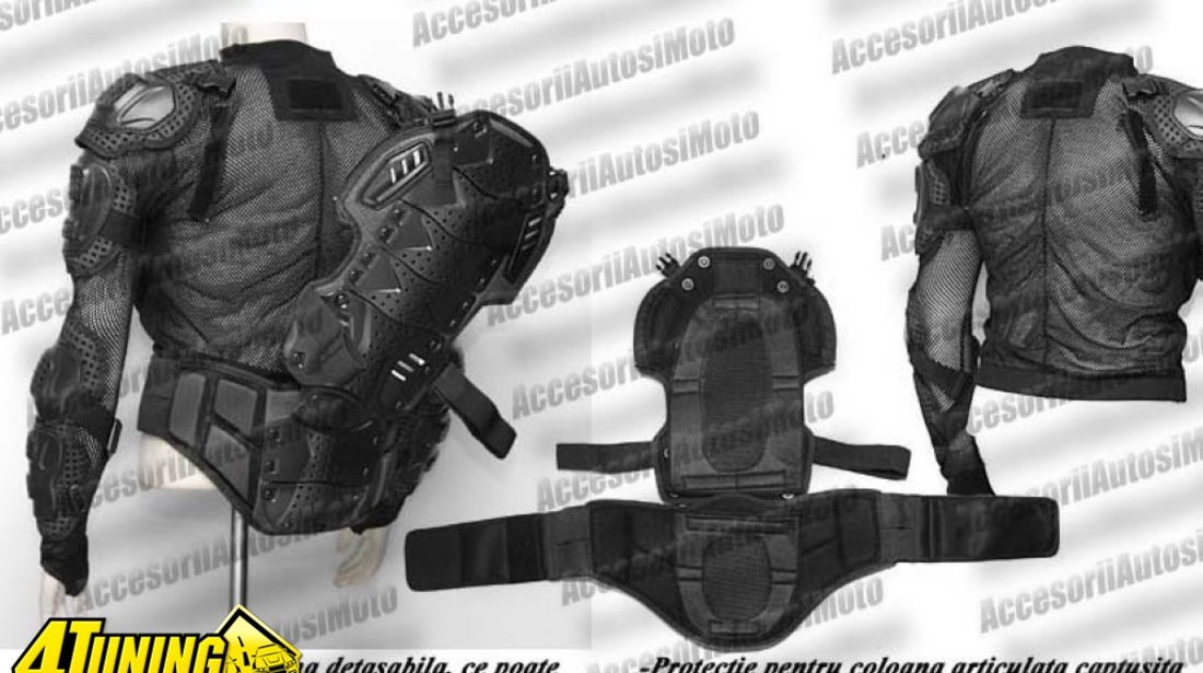 ARMURA MOTO HARD RAPTOR L Series Cross Enduro Atv Speed Geaca Moto 11 protectii si 12 reglaje S-XXXL