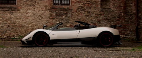 Arta pe patru roti: Pagani Zonda Cinque Roadster in actiune!