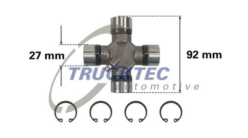 Articulatie, cardan (0234043 TRU) MERCEDES-BENZ