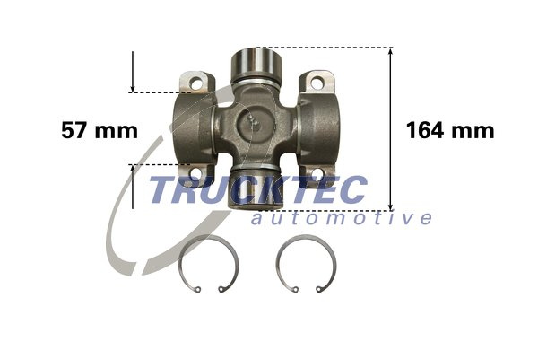 Articulatie, cardan (0440008 TRUCKTEC) SCANIA