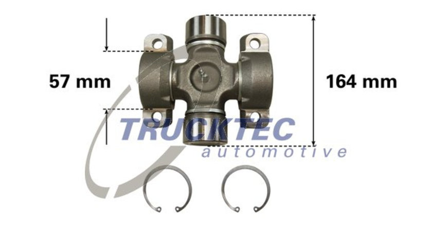 Articulatie, cardan (0440008 TRUCKTEC) SCANIA