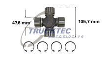 Articulatie, cardan (0534008 TRU) DAF,IVECO,MAN,RE...