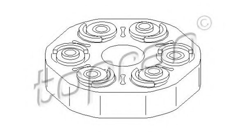 Articulatie, cardan BMW Seria 3 Cabriolet (E46) (2000 - 2007) TOPRAN 500 807 piesa NOUA