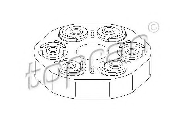 Articulatie, cardan BMW Seria 5 (E60) (2003 - 2010) TOPRAN 501 592 piesa NOUA