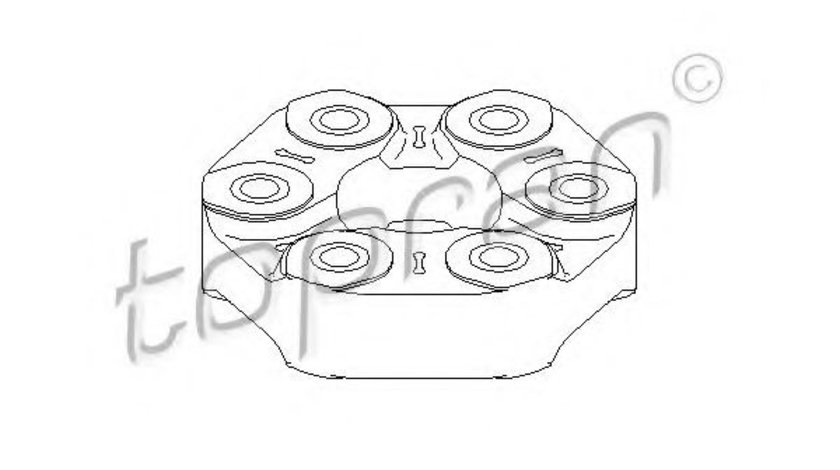 Articulatie, cardan BMW Seria 5 (F10, F18) (2009 - 2016) TOPRAN 501 700 piesa NOUA