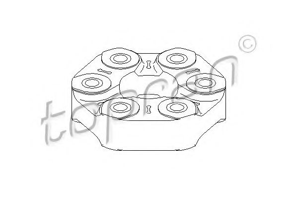 Articulatie, cardan BMW Seria 6 (E63) (2004 - 2010) TOPRAN 501 700 piesa NOUA