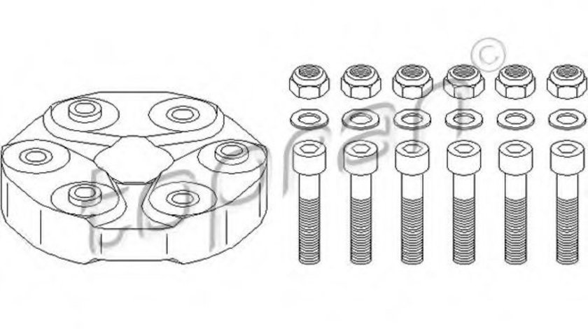 Articulatie, cardan MERCEDES C-CLASS Sportscoupe (CL203) (2001 - 2011) TOPRAN 400 239 piesa NOUA