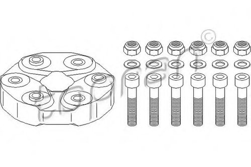 Articulatie, cardan MERCEDES C-CLASS T-Model (S203) (2001 - 2007) TOPRAN 400 239 piesa NOUA