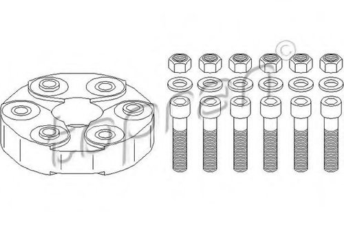 Articulatie, cardan MERCEDES C-CLASS (W203) (2000 - 2007) TOPRAN 400 250 piesa NOUA