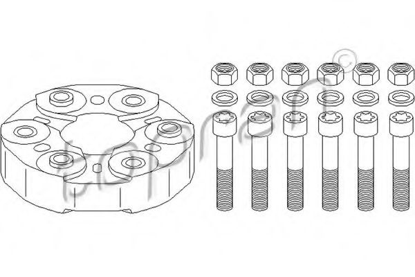 Articulatie, cardan MERCEDES CLK (C209) (2002 - 2009) TOPRAN 401 897 piesa NOUA