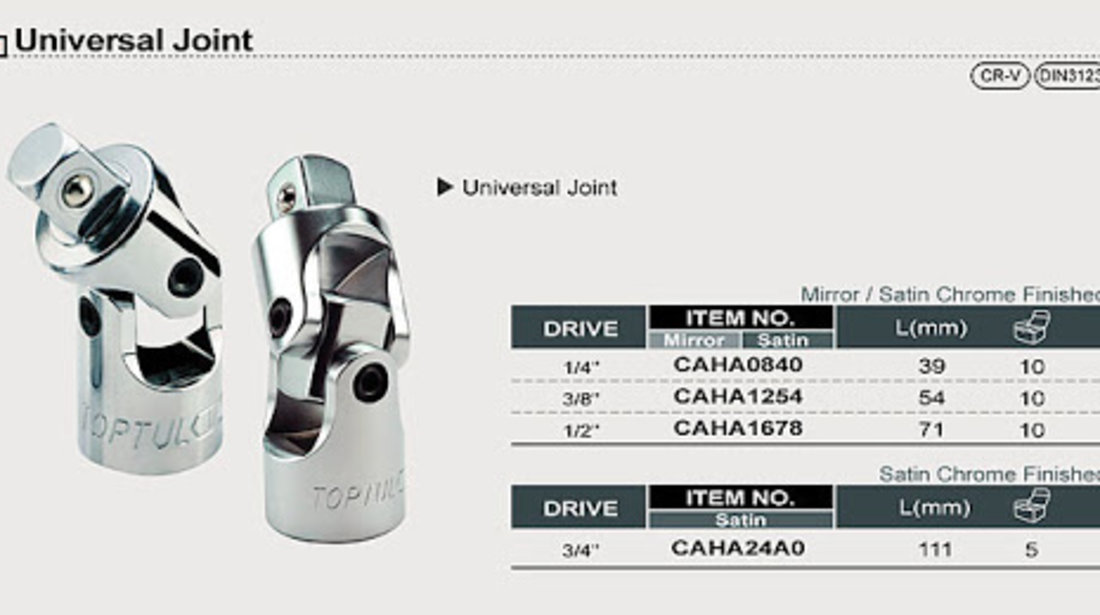 Articulatie Cheie Tubulara Toptul 1/2 CAHA1678