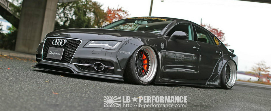 Asa arata Audi-ul A7 perfect in viziunea japonezilor de la Liberty Walk