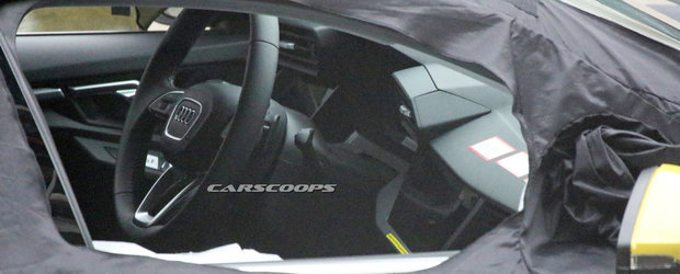 Asa arata interiorul noului A3 cu mult inainte ca Audi sa vrea ca tu sa il vezi. FOTO SPION