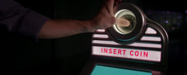 Asa arata primul aparat automat de masini, care merge cu fise