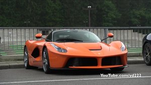 ASA ceva nu vezi in fiecare zi: Ferrari-ul LaFerrari finisat in... portocaliu