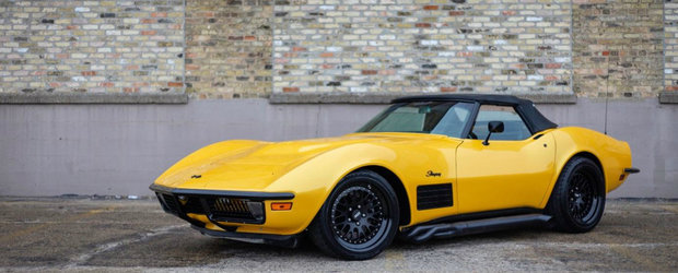 Asa Corvette nu mai gasesti. Are motor de 6.7 litri, 750 CP si culoare de Lamborghini