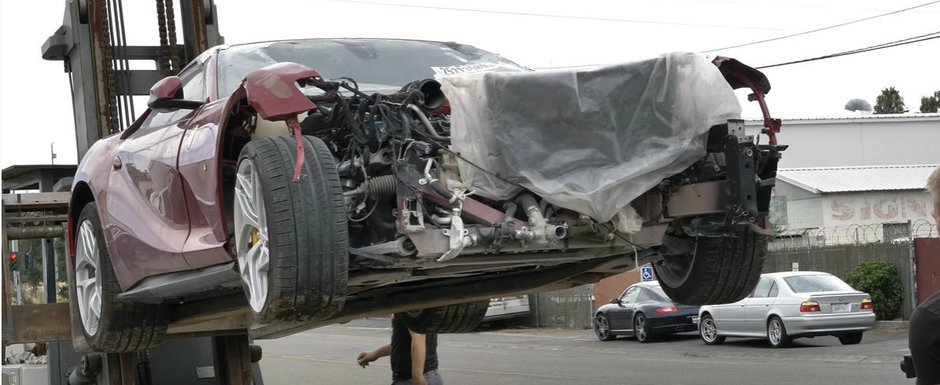 Asa se readuce la viata un FERRARI, de ultima generatie, facut praf. VIDEO cu reparatia Asa se readuce la viata un FERRARI, de ultima generatie, facut praf. VIDEO cu reparatia