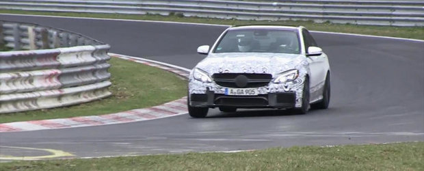 Asculta in avanpremiera sunetul motorului turbo de pe noul Mercedes C63 AMG!