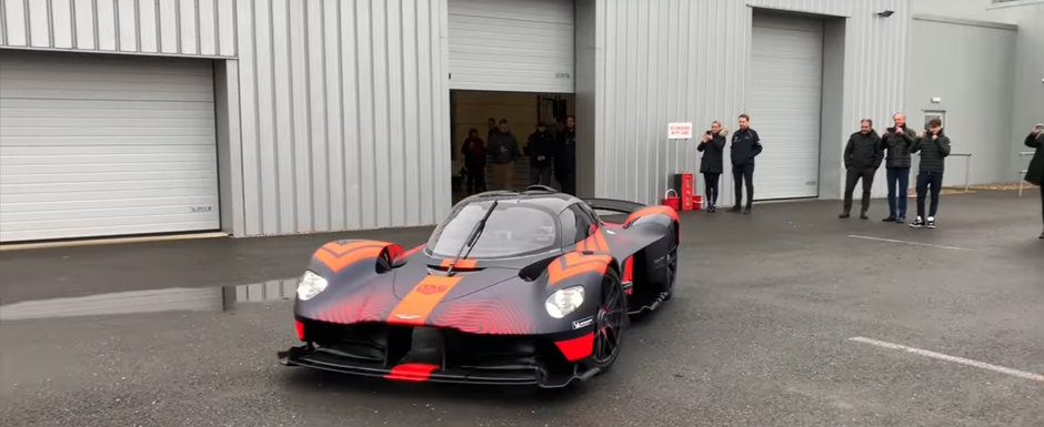 Asculta in premiera cum suna noul ASTON MARTIN VALKYRIE. Are cel mai puternic motor aspirat din industrie