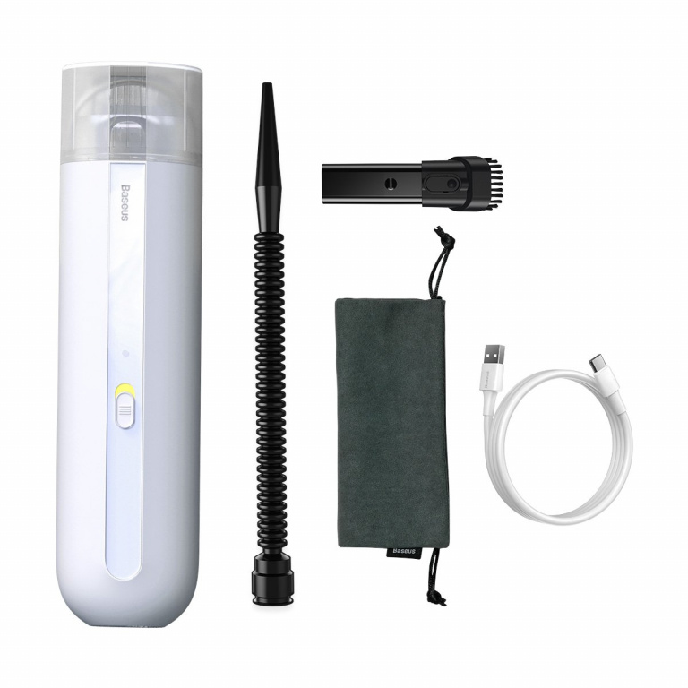 Aspirator Fără Fir Baseus A2 Mini 70 W 5000 Pa Alb (CRXCQA2-02)
