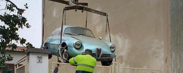 Asta da descoperire! O ALFA ROMEO gasita intr-un subsol dupa 35 de ani s-a vandut la licitatie cu o suma fabuloasa