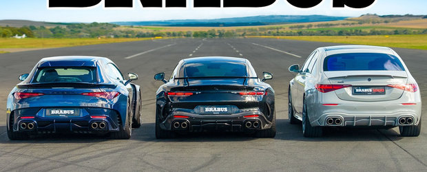 ASTA e cursa pe care nu stiai ca vrei sa o vezi. LINIUTA intre cele mai rapide masini de la Brabus