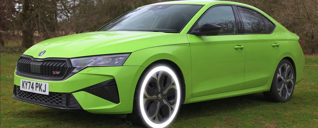 Asta e momentul asteptat de toata lumea! Uite cat de rapida este, de fapt, noua Skoda Octavia RS