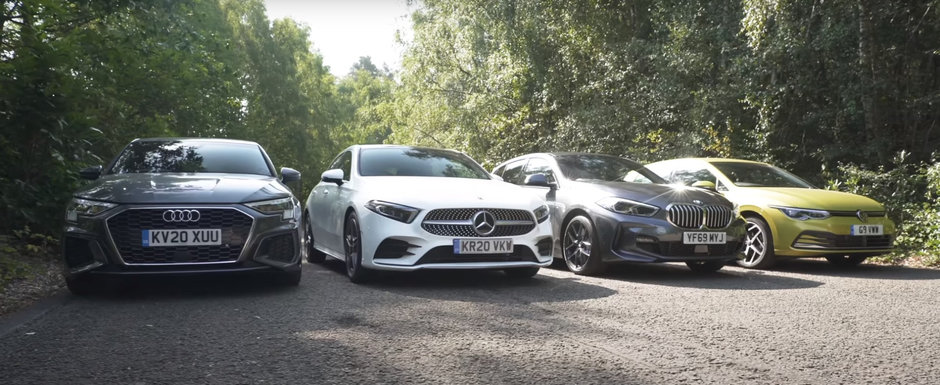 ASTA e momentul pe care il asteptam cu totii. TEST comparativ cu noul BMW Seria 1, Audi A3, Mercedes A-Class si... VW Golf 8 ASTA e momentul pe care il asteptam cu totii. TEST comparativ cu noul BMW Seria 1, Audi A3, Mercedes A-Class si... VW Golf 8