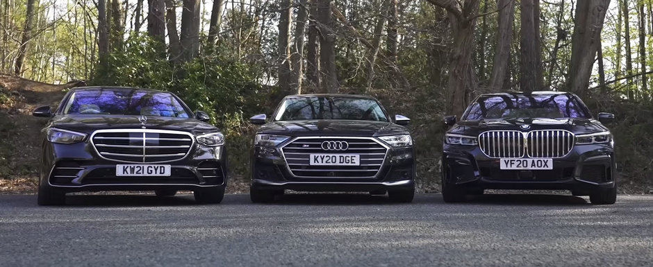 ASTA e momentul pe care il asteptam cu totii. TEST comparativ cu noul Mercedes S-Class, BMW Seria 7 si Audi A8 ASTA e momentul pe care il asteptam cu totii. TEST comparativ cu noul Mercedes S-Class, BMW Seria 7 si Audi A8