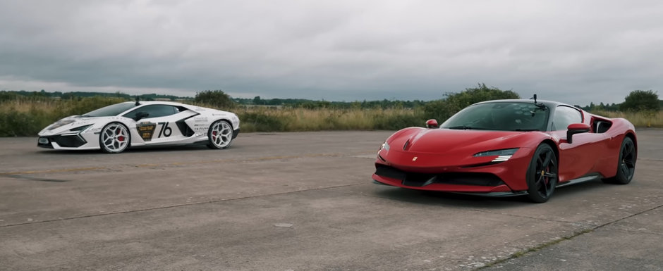 ASTA e momentul pe care il asteptam cu totii. LINIUTA intre noul Lamborghini Revuelto si Ferrari SF90 ASTA e momentul pe care il asteptam cu totii. LINIUTA intre noul Lamborghini Revuelto si Ferrari SF90
