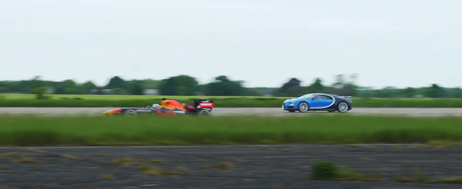 ASTA e momentul pe care il asteptam cu totii. LINIUTA cu Bugatti Chiron si o masina de Formula 1 ASTA e momentul pe care il asteptam cu totii. LINIUTA cu Bugatti Chiron si o masina de Formula 1
