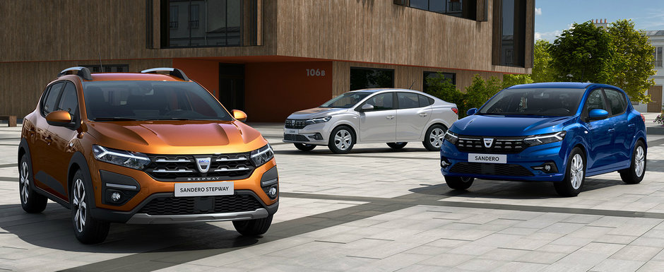 Asteptarea a luat sfarsit. Acestea sunt noile DACIA Logan, Sandero si Sandero Stepway