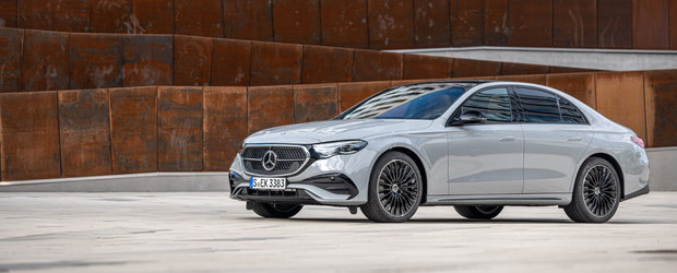 Asteptarea a luat sfarsit. Mercedes prezinta oficial noul E-Class cu proiectoare in faruri, camera selfie si versiune de motorizare care consuma doar 0.5 - 0.9 la suta. Cat costa