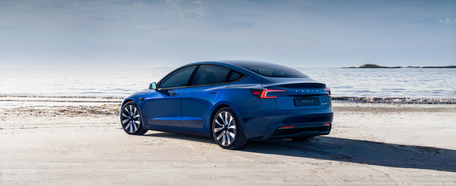 Asteptarea a luat sfarsit. Tesla prezinta oficial noul Model 3 Facelift cu un design revizuit la exterior si materiale de calitate superioara la interior. Galerie foto completa Asteptarea a luat sfarsit. Tesla prezinta oficial noul Model 3 Facelift cu un design revizuit la exterior si materiale de calitate superioara la interior. Galerie foto completa