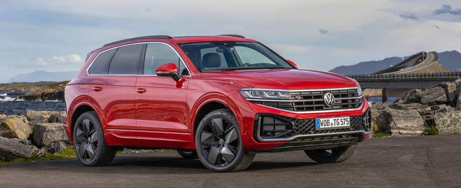 Asteptarea a luat sfarsit. Volkswagen prezinta oficial noul Touareg cu display de 15 inch, faruri HD si motor de 462 CP. Galerie foto completa