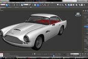 Aston Martin DB4 din plastic