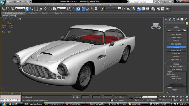 Aston Martin DB4 din plastic