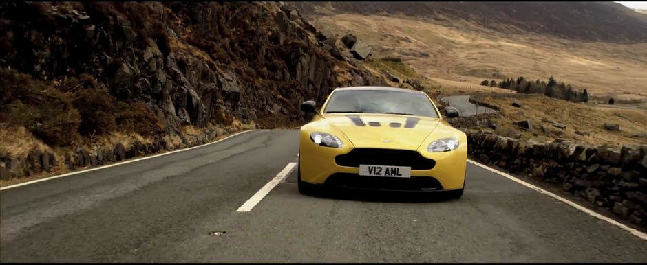 Aston Martin prezinta in actiune si detaliu noul V12 Vantage S