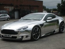 Aston Martin V8 Vantage cromat