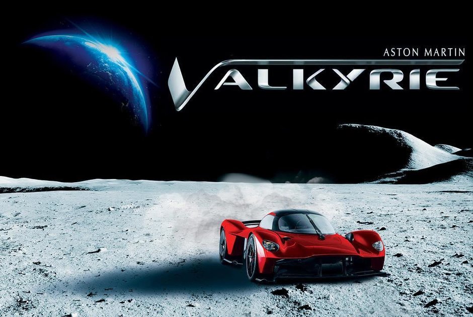 Aston Martin Valkyrie Lunar Red