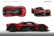 Aston Martin Valkyrie Lunar Red