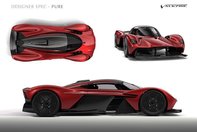 Aston Martin Valkyrie Lunar Red