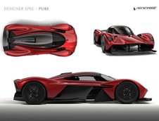 Aston Martin Valkyrie Lunar Red