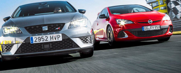 Astra OPC vs. Leon Cupra: Care-i mai rapid in linie dreapta?