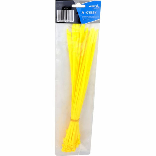 AT-A-CT53Y Set coliere galbene din plastic 5x300mm x 50 buc